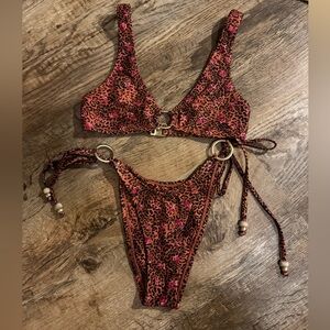 Kulani Kinis Wild Print Bikini Set